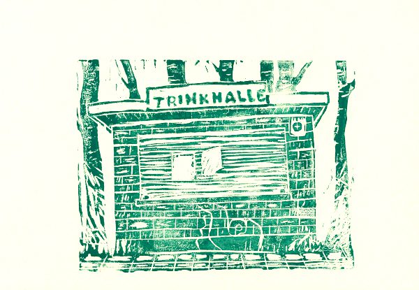 Trinkhalle grün